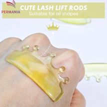 PERMANIA 4PC Silicone Lash Perm Pads Softening Lifting Lashes Rod Shield Self-Adhesive 3D Eyelash Curler Accessories Makeup Tool