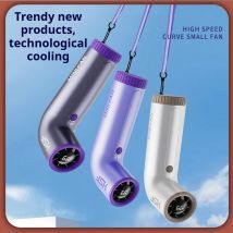 Ventilatore turbo portatile portatile con LED-199 velocità regolabile con display digitale, vento forte per palestra/campeggio/in/esterno