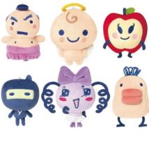 NEUE 8CM Anime Engel Baby Wurst Lipped Ninja Mametchi Plüsch Puppe Schlüsselbund Kuchipatchi Gozarutchi Mameiji puppe Tasche Anhänger