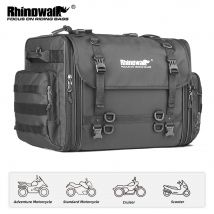 Borsa da moto Rhinowalk 19L-80L Borsa da sella per sedile posteriore universale in PVC impermeabile di grande capacità Borsa da viaggio per esterni