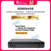 HIFIMAN SERENADE WIRELESS Amplifier with HYMALAYA PRO R2R DAC, WIFI connection