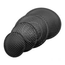 2 stücke 35/43/55/65/94/105/115mm Lautsprecher Carbon Faser Staub Kappe Bass Subwoofer Staubdicht Dome Kegel Abdeckung Lautsprecher Reparatur Teile