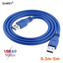 USB 3.0 A-Typ-Stecker auf Stecker USB-Verlängerungskabel AM TO AM 30 cm 50 cm 1 m 1,5 m 3 m 5 m 5 Gbit/s Unterstützt USB 3.0-Datenübertragung