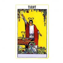 Carte dei tarocchi di vendita calda Un mazzo dei tarocchi da 78 pezzi Versione inglese Previsione Divinazione Gioco da tavolo, Regali di Halloween e Natale