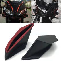 Motorrad Kunststoff Universal Dynamic Winglet Aerodynamik Körper Anti-Kratzer Flügel Winglets Kit für Yamaha Suzuki Benelli Kawasaki