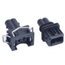 1 set 2 Pin male or Female EV1 Fuel Injector Nozzle Waterproof Connector Plug Socket Housing For VAG 829441-1 037906240 106462-1
