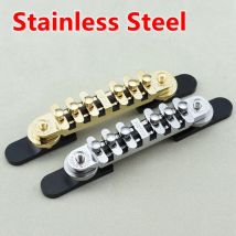 1 Set verstellbare Synchron-Gitarrenbrücke aus Edelstahl