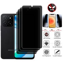 1/2/3/4Pcs For Honor X5B Plus Glass Huawei Honor X5B Plus Tempered Glass Privacy Anti-Spy Cover Screen Protector Honor X5B Plus