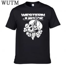 New Band Justice T Shirt 100% Cotton Men Shirt