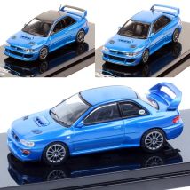 Hobby Japan 1/64 Scale Prodrive P25 Production 2023 Subaru Impreza 22B Diecast Car Model Toy Vehicles HJ64 Acrylic Box Thumbnail