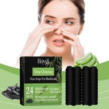Plastry na zaskórniki na nos z węglem bambusowym, oczyszczające głęboko, maska do nosa, głębokie oczyszczanie, koreańska pielęgnacja skóry.