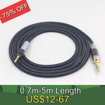 6,5mm XLR 4,4mm Super Weiche Kopfhörer Nylon OFC Kabel Für Sennheiser HD598 HD598se HD559 hd569 hd579 hd599 hd558 hd518 LN007539