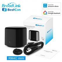 Controller di telecomando IR universale originale BroadLink Smart Switch WIFI BestCon RM4C Mini funziona con Alexa Google Home Assistant