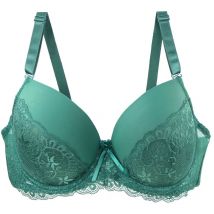 DaiNaFang Push Up Breathable Bras Bow 34/75 36/80 38/85 40/90 42/95 44/100 BCDE Cup Underwear For Women Plus Size Lingerie