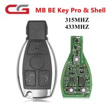 5PCS CGDI CG MB BE KEY Pro 315MHZ/433MHZ Ottieni 1 Token gratuito per CGDI MB funziona con Smart Key Shell 3 pulsanti per Benz
