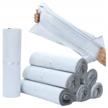 Shipping Envelope Bags Plastic Express Envelope Storage Bag Grey White Color Mailing Bags Self Adhesive Seal Packing Courier Bag