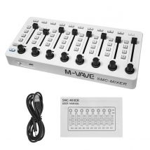 Controller MIDI wireless M-VAVE SMC-Mixer, 43 pulsanti 8 fader 8 manopole, controller DAW portatile per Ableton/FL Studio/Cubase