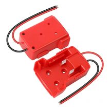 Battery Adapter Power Source Mount for Milwaukee 18V Lithium Battery Power Connector Dock Holder for RC Truck Robotics Toys
