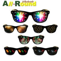 Zabawne okulary 3D Efekty specjalne miłosne i gwiazdowe Okulary 3D Efekty fajerwerkowe Okulary dyfrakcyjne Lustrzane światło Pokaz tęczy Impreza