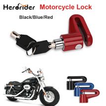 Herorider Motorrad Robustes Rad Scheibenbremsschloss Sicherheit Anti-Diebstahl-Alarm Motorrad Anti-Diebstahl-Scheibe Scheibenbremsscheibe Schloss