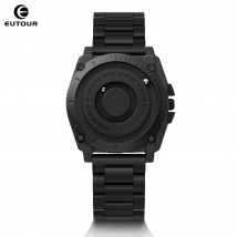 EUTOUR Herren Magnetische Kugel-Sportuhr Rahmenloses Modedesign Cooles Konzept Personalisierte Kreation Metallarmband