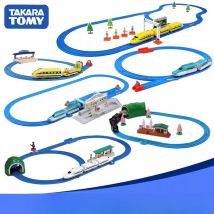 TAKARA TOMY Road Shinkansen elektrischer Zug + Schienenset Jungen Kinder Urlaub Geburtstagsgeschenk Spielzeug
