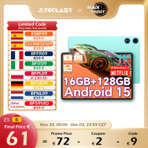 【NUOVO】 TECLAST P50AI Android 15 Tablet PC da 11 pollici da 90Hz AI OS (6GB + 10 GB di espansione) 16 GB RAM 128GB LPDDR5 7000MAH ALLWINNER A733-AI OCTA-Core 1280x800 Wifi-6 BT 5.4
