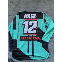 2025, Sommer Max Nagl Nils Honda Air Vented Motocross-Trikot, langärmelig, atmungsaktiv, schnell trocknend, schnell abstieg, Radtrikot