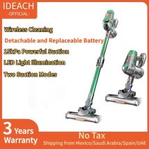 Aspirapolvere portatile senza fili 15kPa Aspirazione potente Batteria rimovibile Illuminazione a LED 40 minuti di autonomia Pulitore per pavimenti domestici