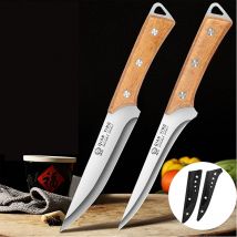 Ausbeinmesser aus Edelstahl mit hoher Härte, heimisches Küchenmesser, Metzger, Schaf, Schwein, Rindfleisch, scharfes Metzgermesser, scharfes Kochmesser