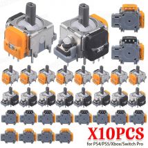 10/2PC Sostituzione Effetto Hall Joystick Sensore Analogico 3D Thumb Stick Modulo Bilanciere per PS5/PS4 Controller Parti di Riparazione Accessorio