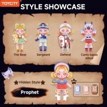 Toycity Space Capsule Blind Box Series Laura The Werewolves Collection Action Figure Give Random Protective Case Mystery Box Toy