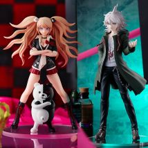 18cm Pop Up Parade Enoshima Junko Anime Figure Danganronpa 1.2 Reload Komaeda Nagito Action Figure Collectible Model Doll Toys