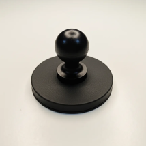 66mm Magnet Ram Mount Base with 1" Ball Head for B Size Double Socket Arm for Phone Gopro Action Camera Magnetic Support Stand