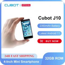 Cubot J10, mini smartphone android 11, cellulari in offerta con 4" Schermo, telefoni cellulari, 32 GB(128GB Espandibile), 3G Dual SIM, Face ID, 2350mAh Batteria, mini phone,telephone smartphone