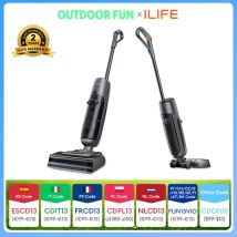 ILIFE W90 Pro, Mopa Inteligente Inalámbrica para Limpieza en Seco y Húmedo, Succión de 7000 Pa, Autolimpieza en 1 Minuto, Tanque de Agua Doble Grande, Actualización del W90