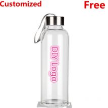 DIY Sport Wasser Flaschen Tragbare 550ML Personalisierte Outdoor Sicherheit Kunststoff Trinken Saft Tasse Männer Verwenden Für Geschenk Kostenlose Angepasst
