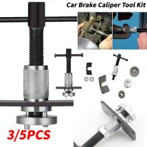 3/5Pc Kit di strumenti freno per auto Universale Pastiglie freno a disco Pinza Separatore Pistone Strumenti di riavvolgimento Kit di riparazione auto Pinze freno Strumento