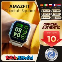 Amazfit-reloj inteligente Cheetah Square, pulsera con GPS de doble banda, control del ritmo cardíaco, control del Modo deportivo, 44mm, más de 150