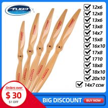 1Pc Electric RC Airplane Propeller Wooden Prop CW 14x7 16x10 12x6 12x8 13x6 17x8 18x8 18x10 20x10 For Fixed Wing Aircraft