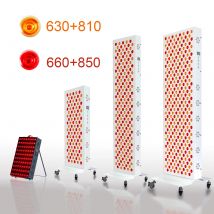 Lampada da pannello per terapia della luce rossa a doppio chip 630nm 660nm 810nm 850nm Dispositivi di bellezza a LED per viso e corpo