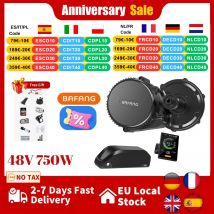 Zestaw do konwersji roweru elektrycznego z silnikiem centralnym Bafang BBS02B BBS02 750W 48V UART, silnik Ebike, akumulator 48V 52V 13AH 17.5AH 20Ah