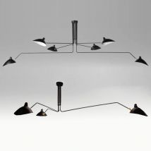 Nordic Retro Multi köpfe Anhänger Lampe Einfache Design Decke Postmodernen Hause Beleuchtung