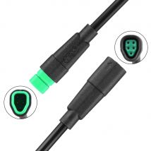 Ebike Display Extension Cable 5PIN Male Female Wire For BAFANG Display CAN Protocol DPC010 DPC080 Waterproof Extension Cord 66cm