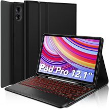 Per Xiaomi Redmi Pad 2 Pro Custodia da 12,1 pollici, Cover per tastiera per Xiaomi POCO Pad M1 Custodia per tablet da 12,1 pollici con portapenne