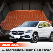 Para Mercedes Benz GLA clase H247 2020-2025 24 23 22 21 alfombrilla para maletero de coche antideslizante cubierta de carga trasera de maletero lateral alto almohadilla de alfombra