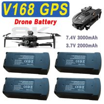 Batteria originale per drone GPS V168 7.4V 3000mAh RC Quadcopter 3.7V 2000mAh V168 Pro Max Batteria di ricambio Drone Parti di accessori