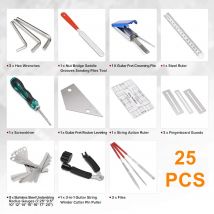 Miwayer 25/45/72 Gitarren-Reparaturwerkzeug-Set, Setup-Set mit Tragetasche, perfektes Geschenk für Liebhaber von Musik- oder Saiteninstrumenten