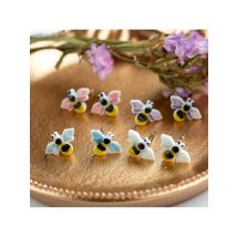 Cartoon Animal Bee Ceramic Earrings Fashion Gift Ear Studs Jewelry Wholesale For Women Girl #LY235
