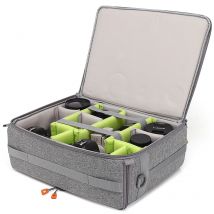 Borsa per fotocamera reflex per foto 20 '' Trolley d'imbarco Borse interne Inserto resistente alla pressione Custodia per lenti imbottita per Canon Sony Nikon 5D